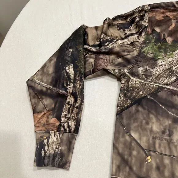 Browning Hoodie Mens Small Camo Performance Sweatshirt Mossy Oak - Picture 12 of 14